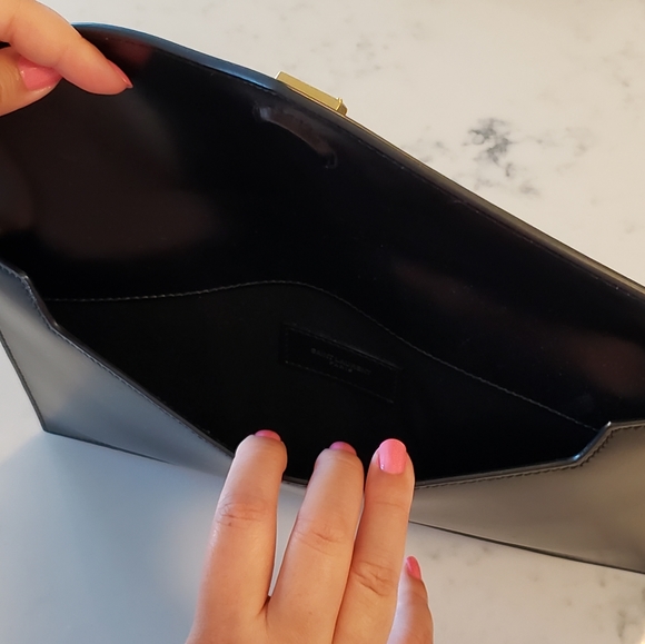 Black Saint Laurent Uptown Pouch - Picture 9 of 11